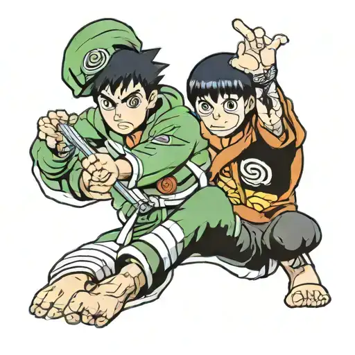 Rock Lee Naruto Related Tatto