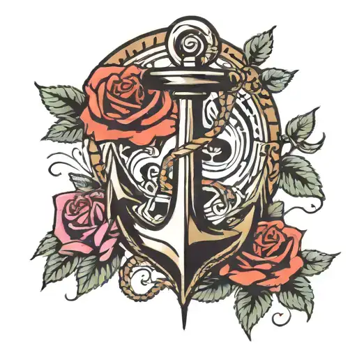 Anchor And Rose