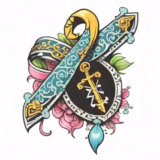 Zelda Cancer Ribbon