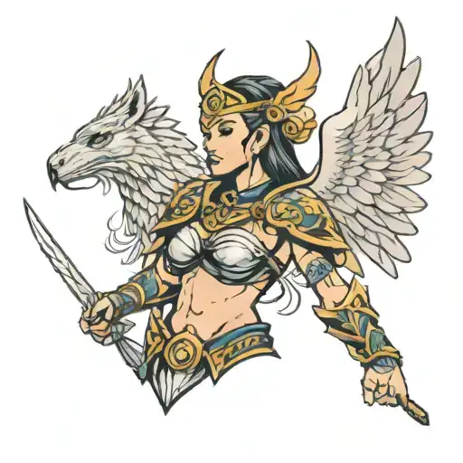 Valkyrie Warrior Woman
