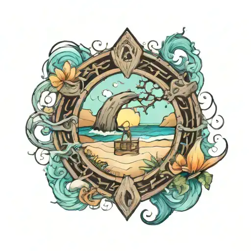 Portal To A Mystical Beach