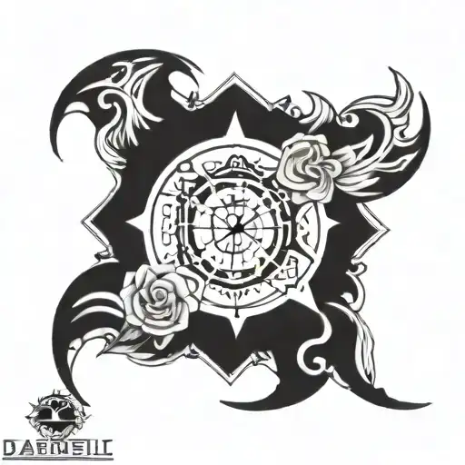 Geormetric Form Of The Word Darrell