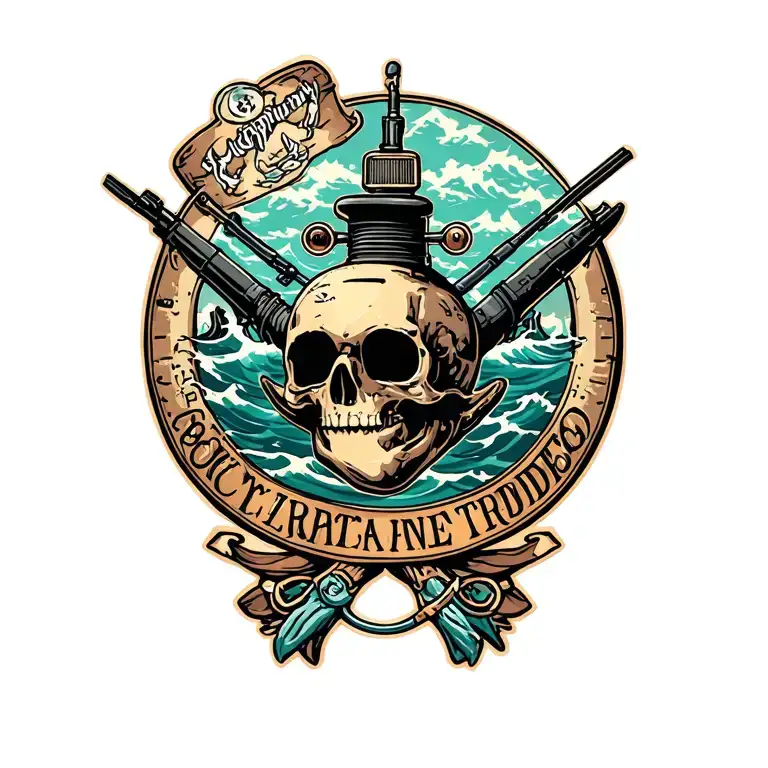 Submarine Warfare Pin