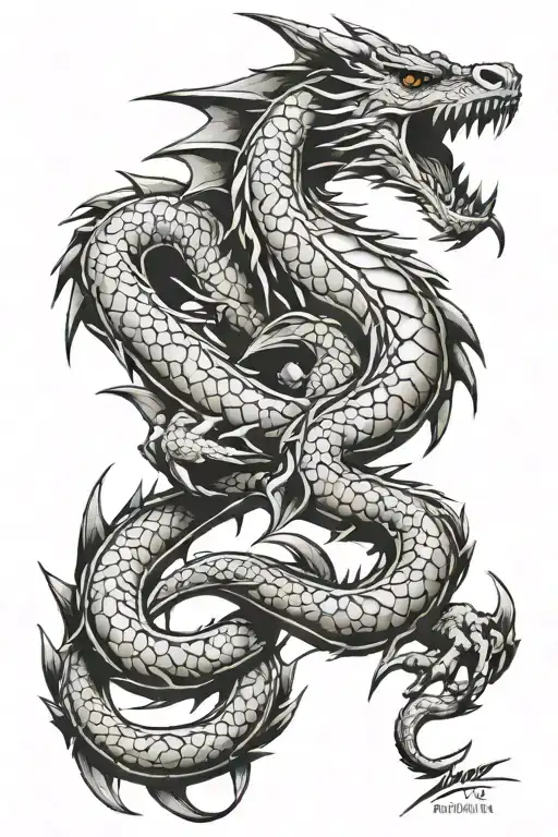 Scorpio Dragon Arm Sleeve