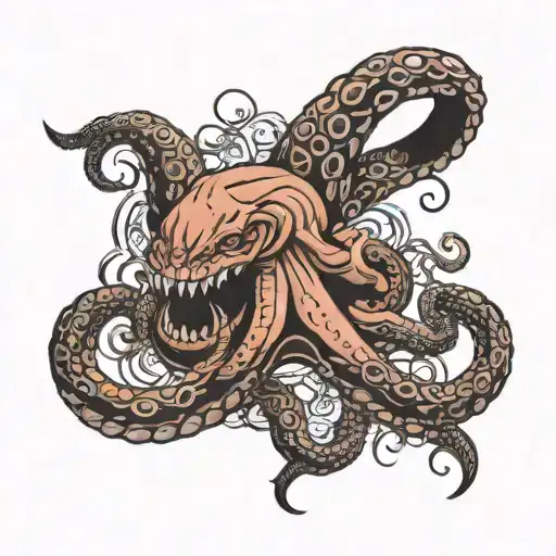 Tentacle Of A Kraken Trapping My Forearm