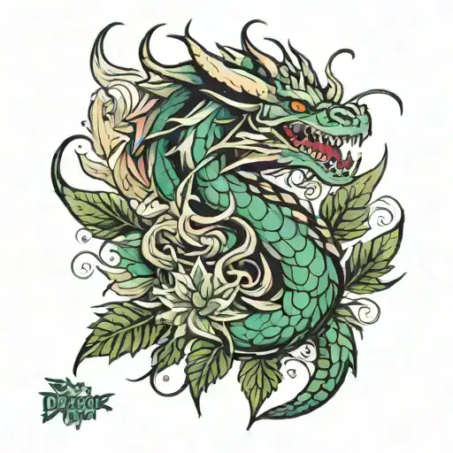 Dragon Smoke Weed Leaf