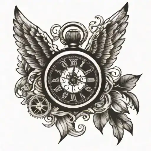 Stopwatch Angel Wing