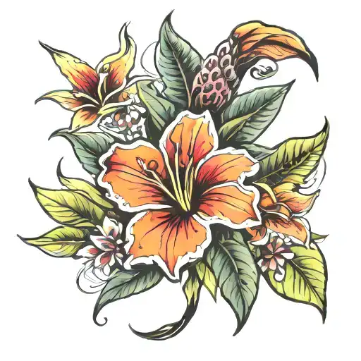 Tropical Beach Flower