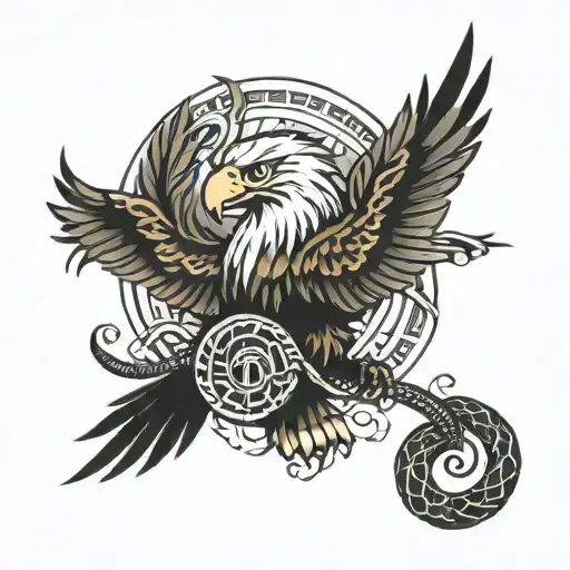 Eagle And Snake
