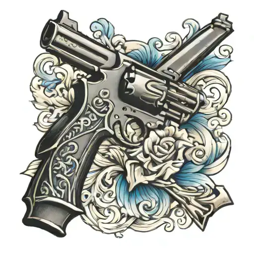 Gun With A Cross