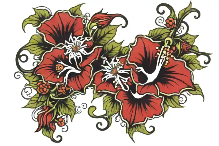 Bloody Morning Glory Vine