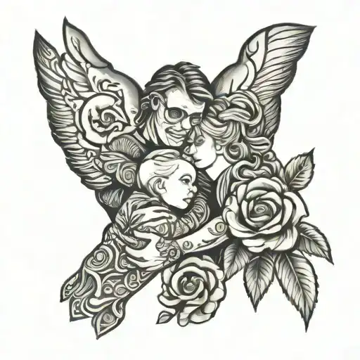 Father Daughter Holding Hands