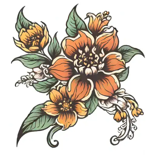 Floral Patterns Birth Flowers