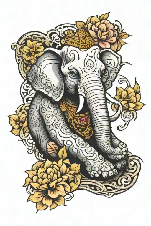 Elephant And Buddah