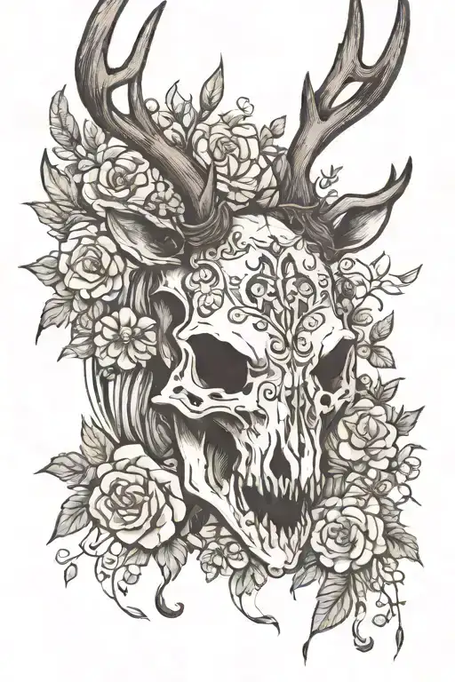 Stag Skull