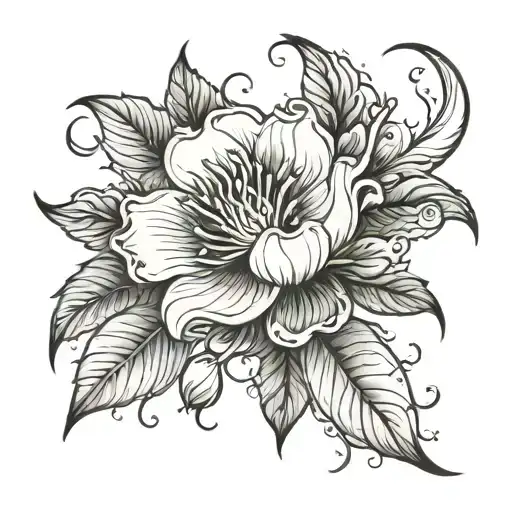 Moon Flower Blooming Flowers