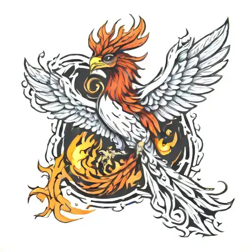 Phoenix Rising From The Ashes