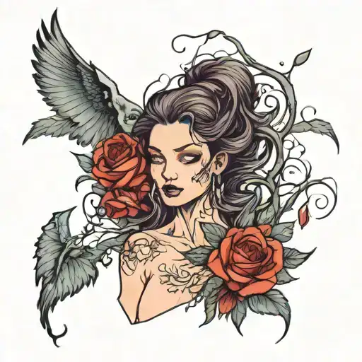 From Dementors To Flowers And Beautiful Woman Holding