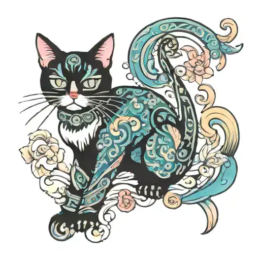 Aquarius Tuxedo Cat Black Cat