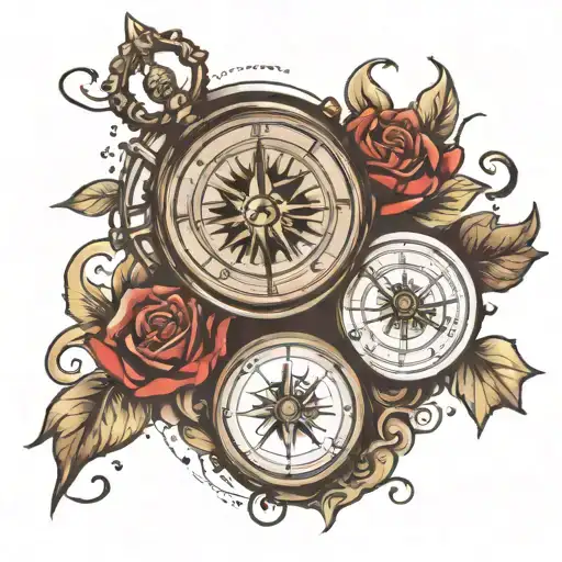 Compass And Clock