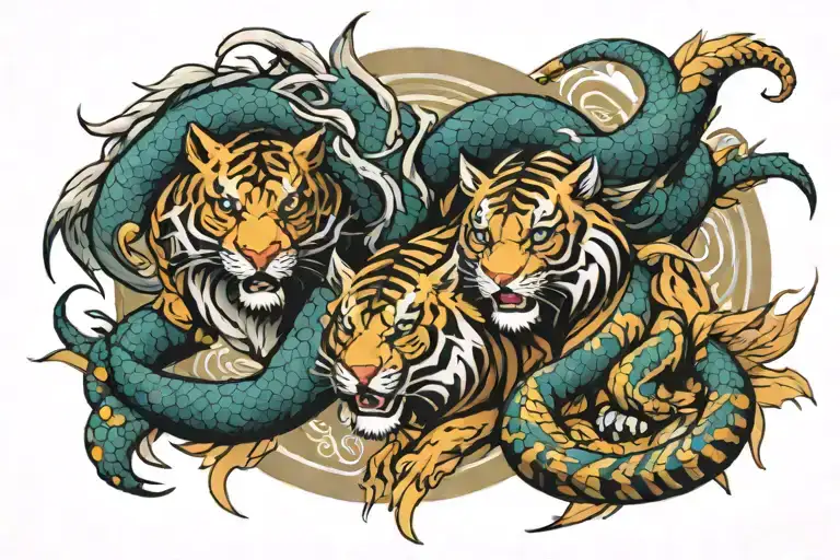 Dragon And Tiger