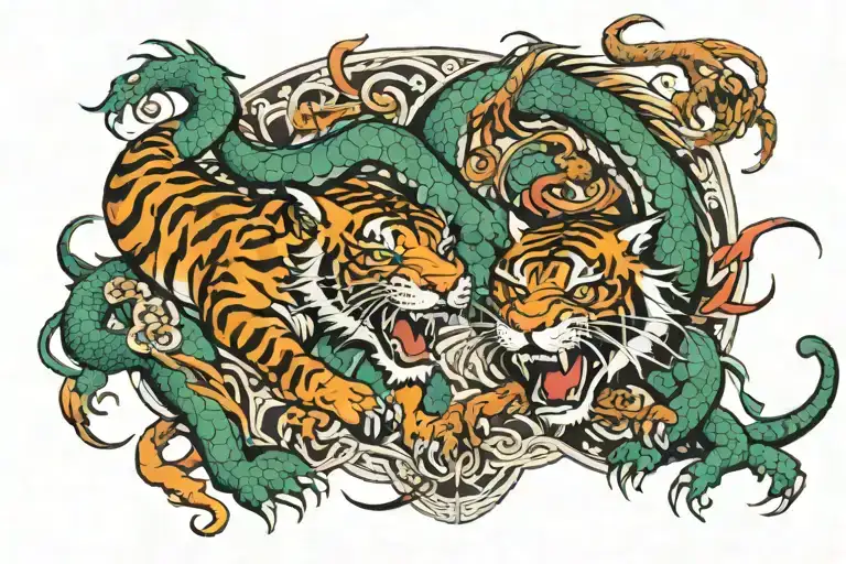 Dragon And Tiger