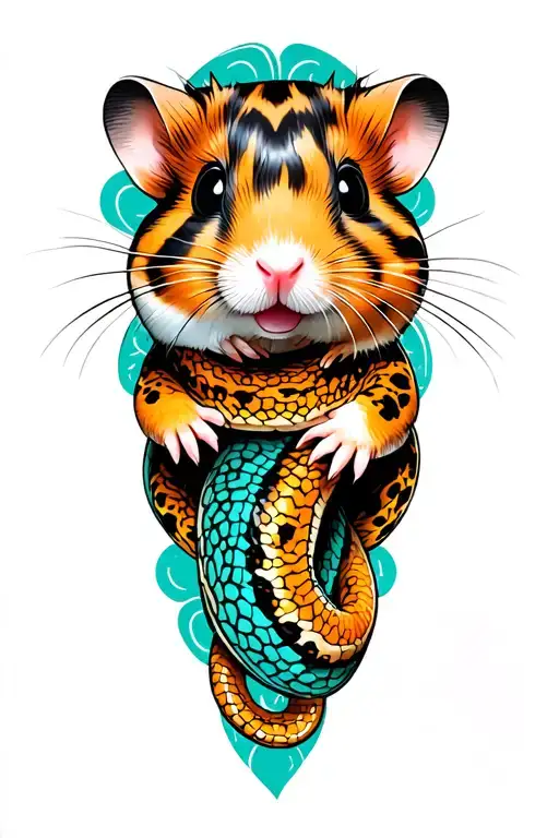 Hamster Guinea Pig Snake Leopard Gecko Framed