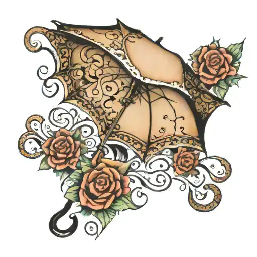 Umbrella And Infinity Symbol