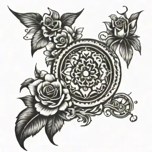 Vfib Line On Scar Cover Tummy Tuck Tattoo Design