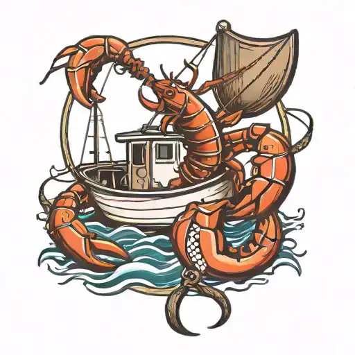 Lobster Boat Fishing