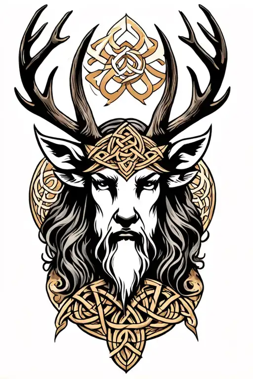 Antlered Celtic God