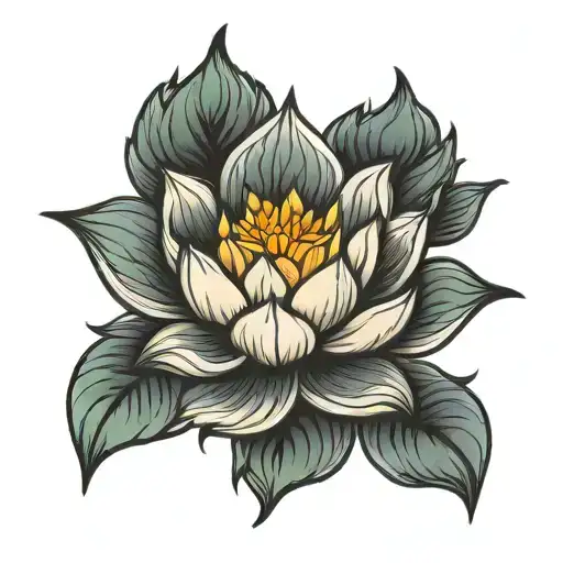 Buddha Lotus Flower Blooming