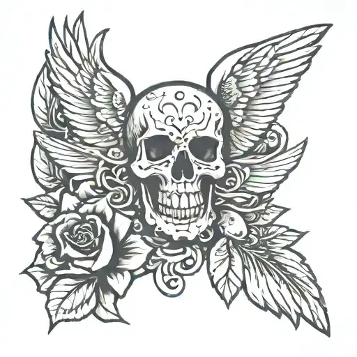 Skull And Dove Forearm Into Mexican Skull Upper Arm And Dove And Skull Bicep