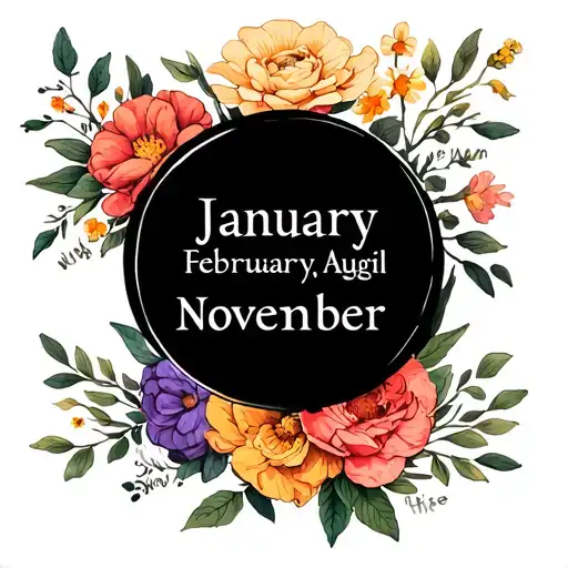 Birth Flowers January February April July August And November