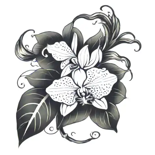 Orchid Vine Wrapping