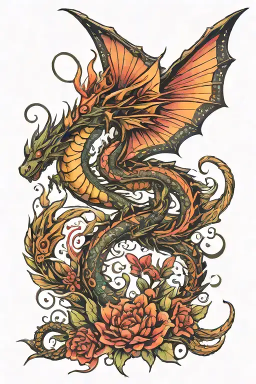 Dragon And Fairy Wings