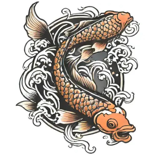 Japanese Koi Fish
