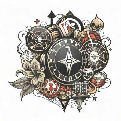 Casino Setting Surrounded