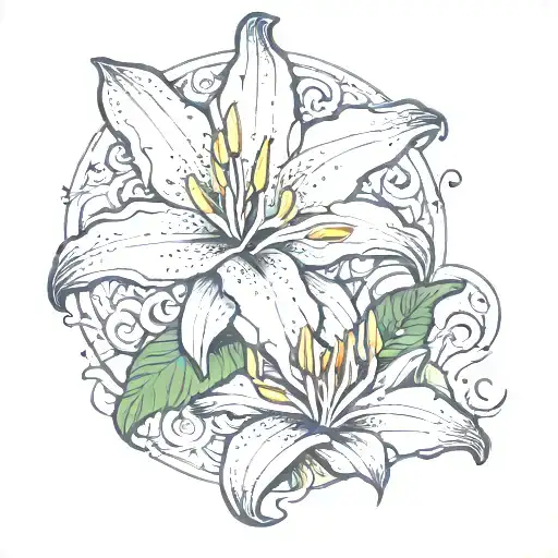 Lily Flower Blooming