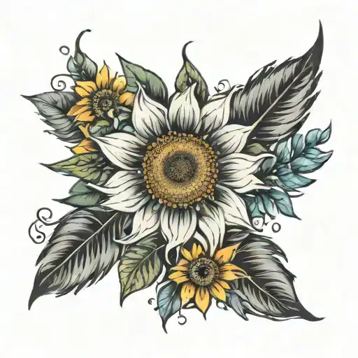 Mountain River Sun Flower Bouquet