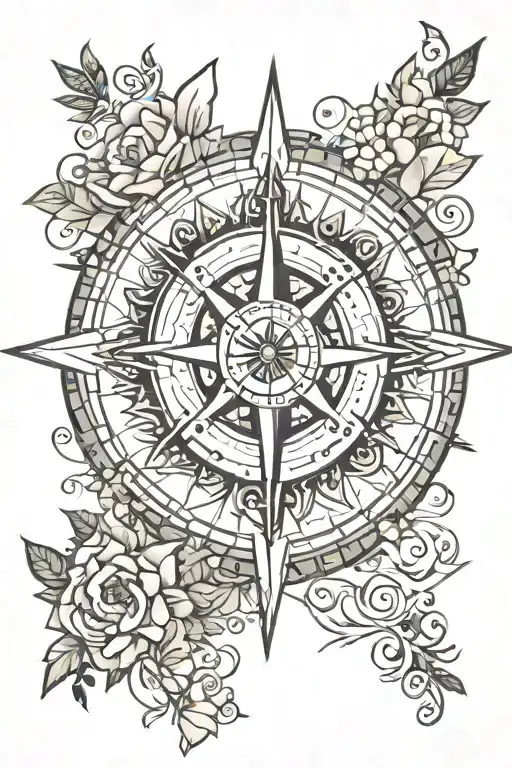 Disney Compass Rose Surrounded