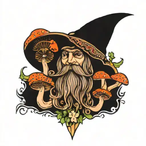 Ullr With Psychedelic Mushrooms