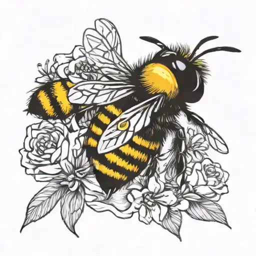 Bee Flying Let Them Three Words