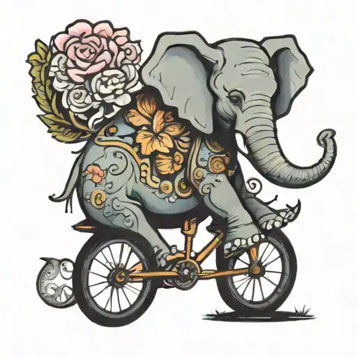 Elephant Unicycle