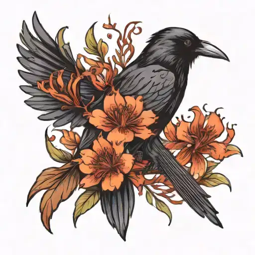 A Raven With Lycoris Will Take Off