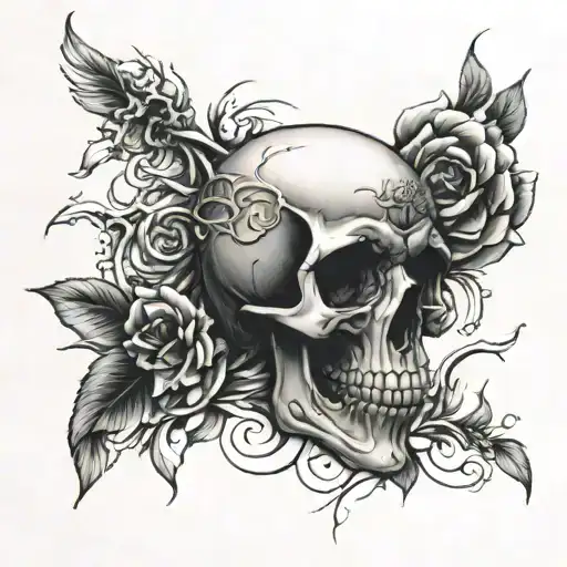 Cover Up Of A Skull