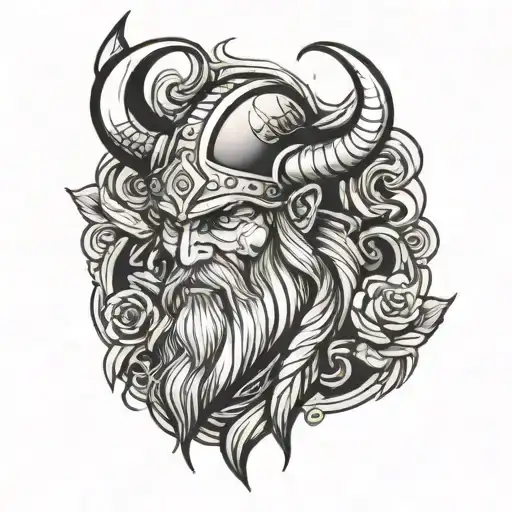 Vikings And Skull Soft Shading