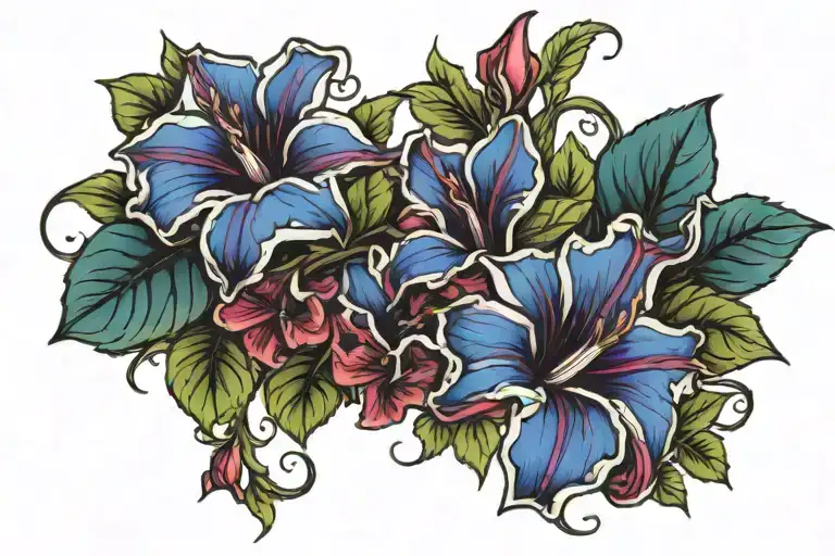 Bloody Morning Glory Vine