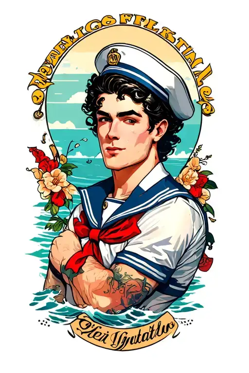 Pin Up Male Sailor