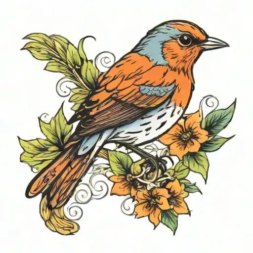 European Robin Bird